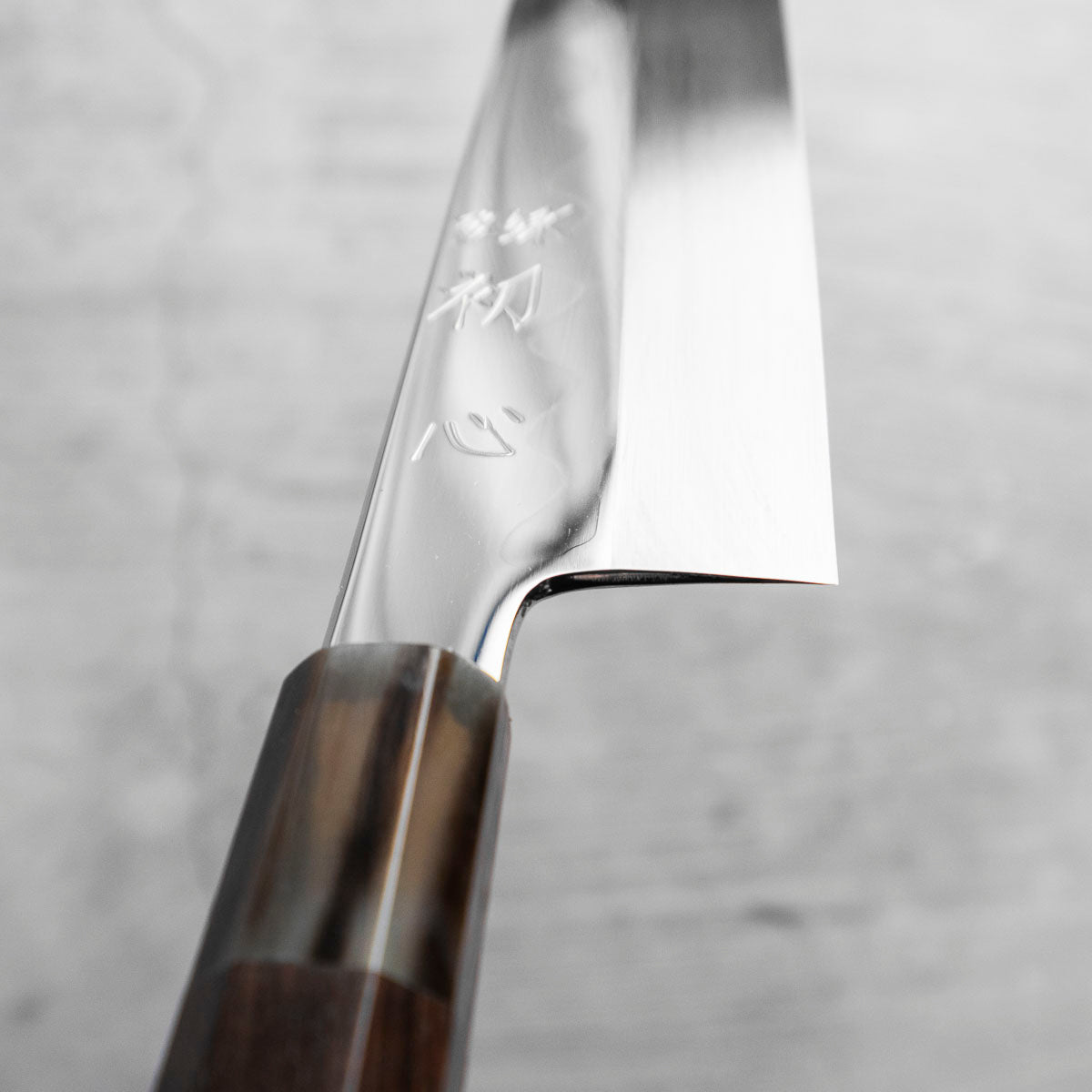 Hatsukokoro x Nakagawa White 3 Honyaki Mirror Finished Gyuto 210mm - Ebony & Blonde