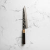 Hatsukokoro SLD Kurouchi Damascus Gyuto 240mm - Ebony & Blonde