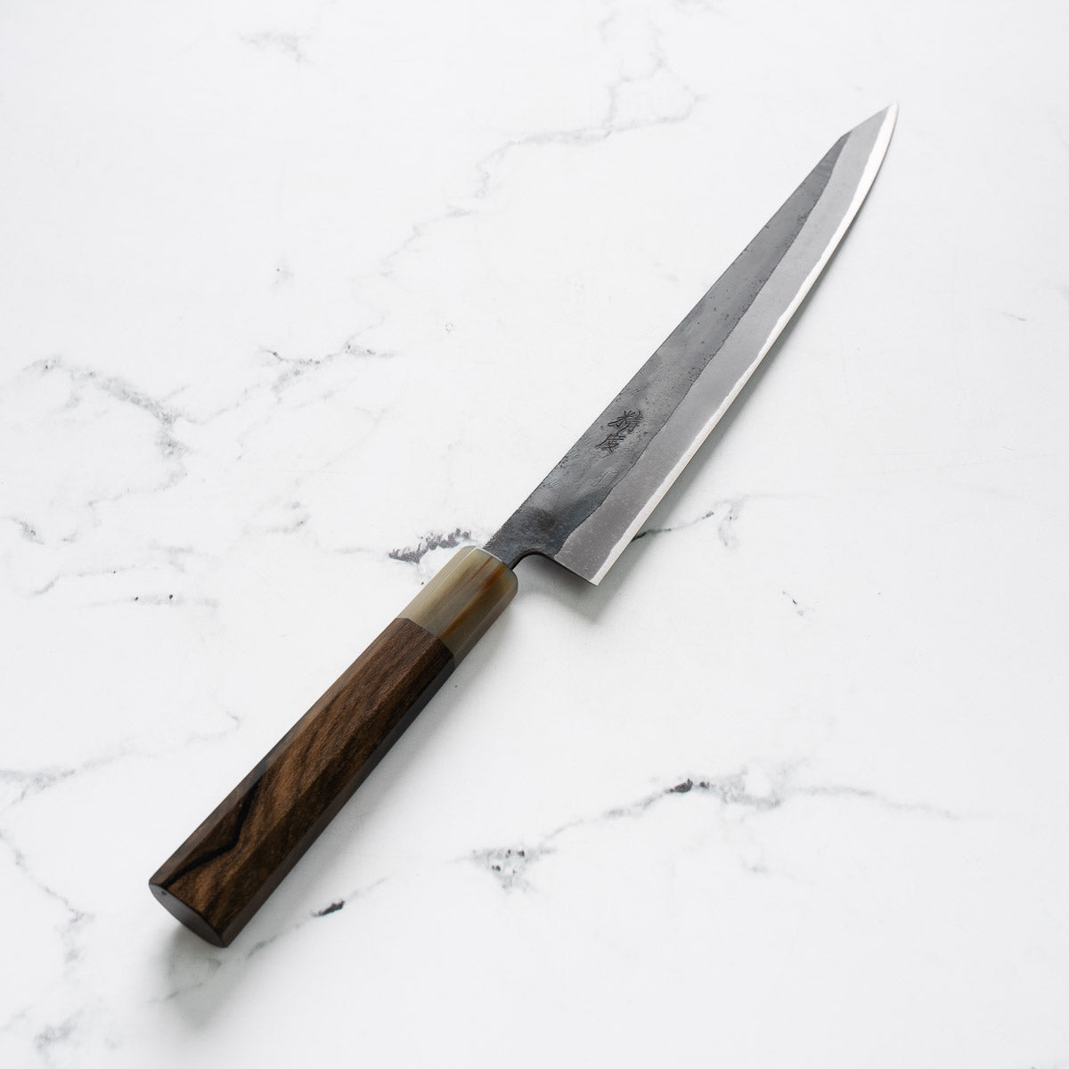 Seido "Kuro x Tadafusa White 2 Kurouchi Sujihiki 240mm - Persimmon