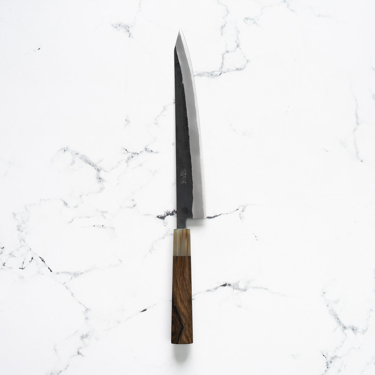 Seido "Kuro x Tadafusa White 2 Kurouchi Sujihiki 240mm - Persimmon