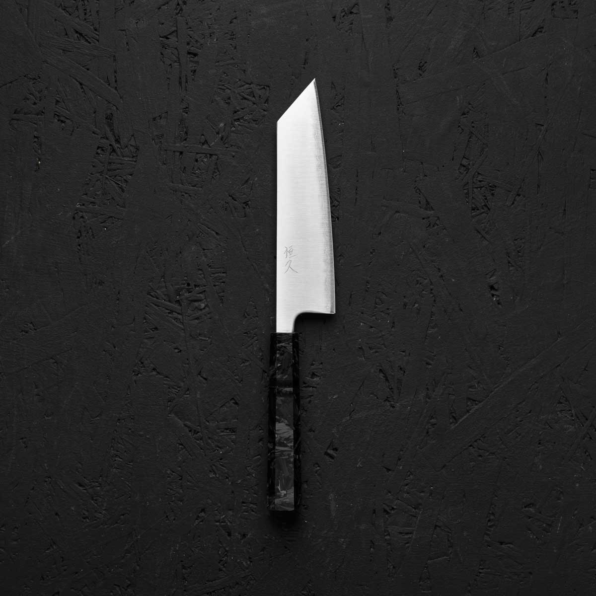 Tsunehisa Migaki Blue Super Bunka 170mm - Dark Carbon Fibre