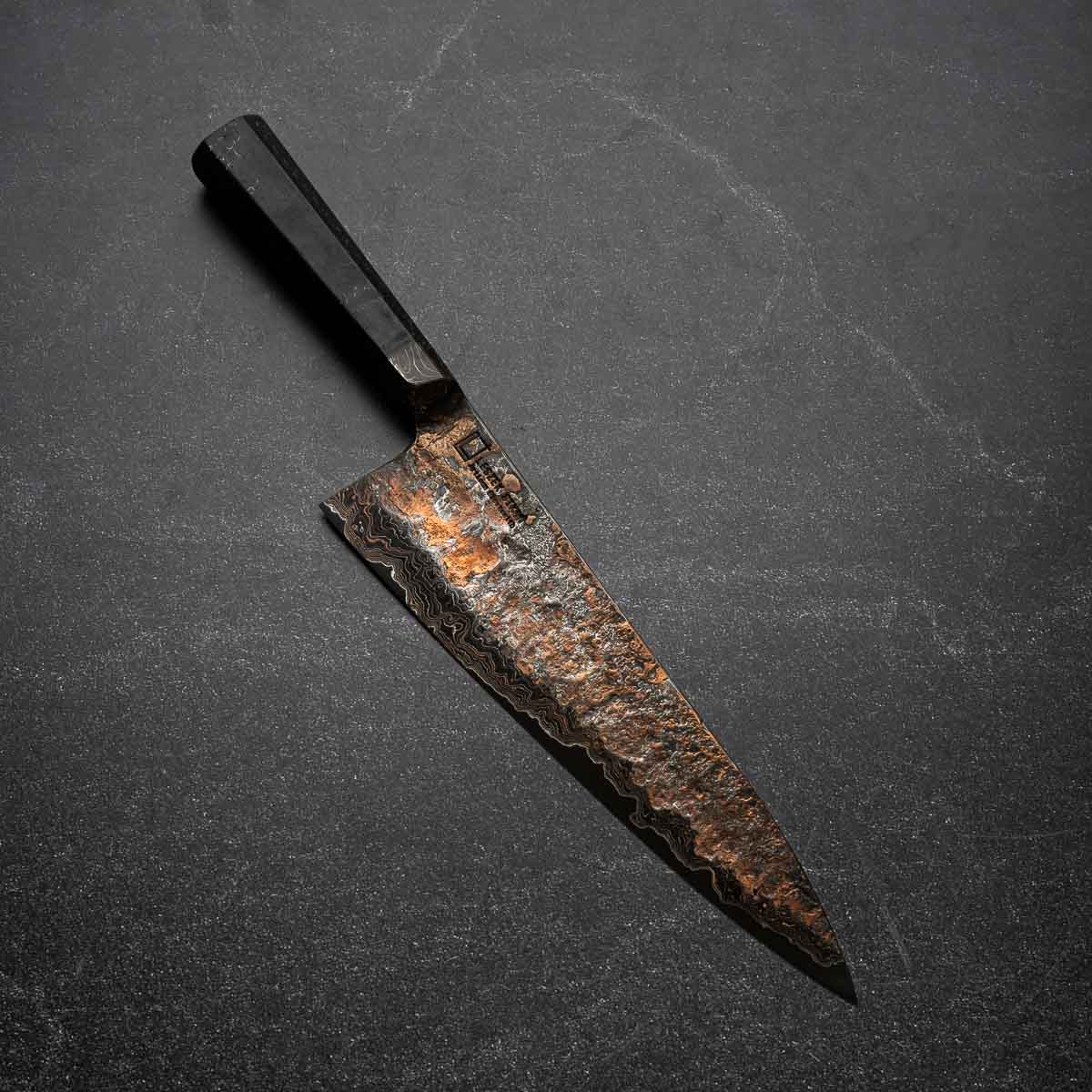 Leszek Sikon 100 Layer Copper Damascus Gyuto 240mm