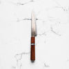 Hatsukokoro Kujaku V-Toku 2 Rainbow Damascus Petty 150mm - Sandalwood