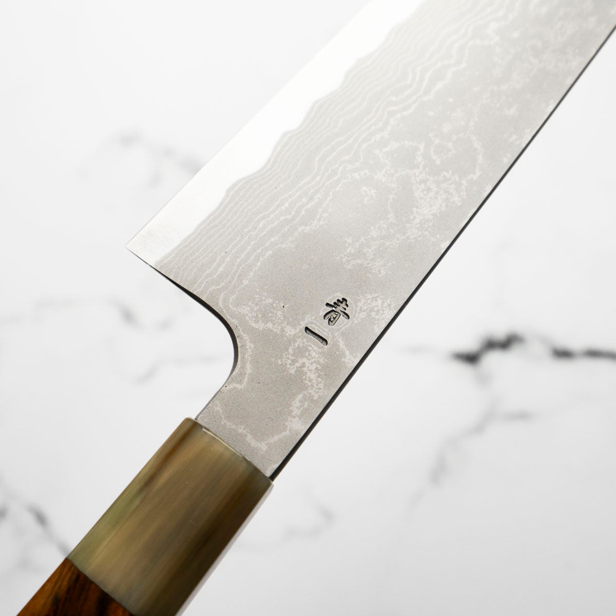 Hatsukokoro Blue 1 Damascus Gyuto 210mm