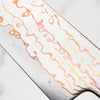 Hatsukokoro Kujaku V-Toku 2 Rainbow Damascus Petty 150mm - Sandalwood