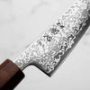 Hatsukokoro Hikari SLD Damascus Kurozome Petty 130mm - Sandalwood