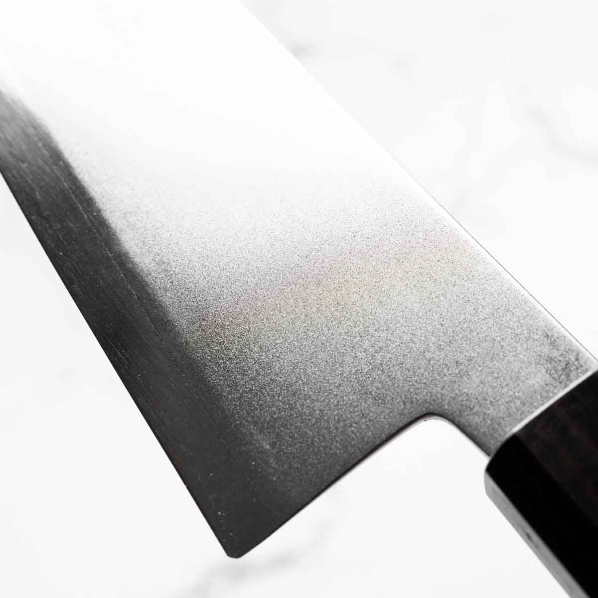 Hatsukokoro Kaijin Blue 2 Stainless Clad Kiritsuke Gyuto 240mm - Ebony