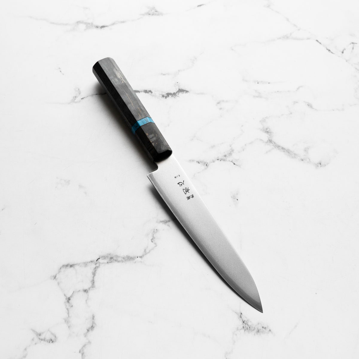 Hatsukokoro Kaijin Blue 2 Stainless Clad Petty 150mm - Maple Turqoise