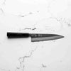 Hatsukokoro Shinkiro Blue Super Damascus Kurouchi Gyuto 210mm - Dark Carbon Fibre - view 8