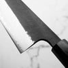 Hatsukokoro Shinkiro Blue Super Damascus Kurouchi Gyuto 210mm - Dark Carbon Fibre - view 5