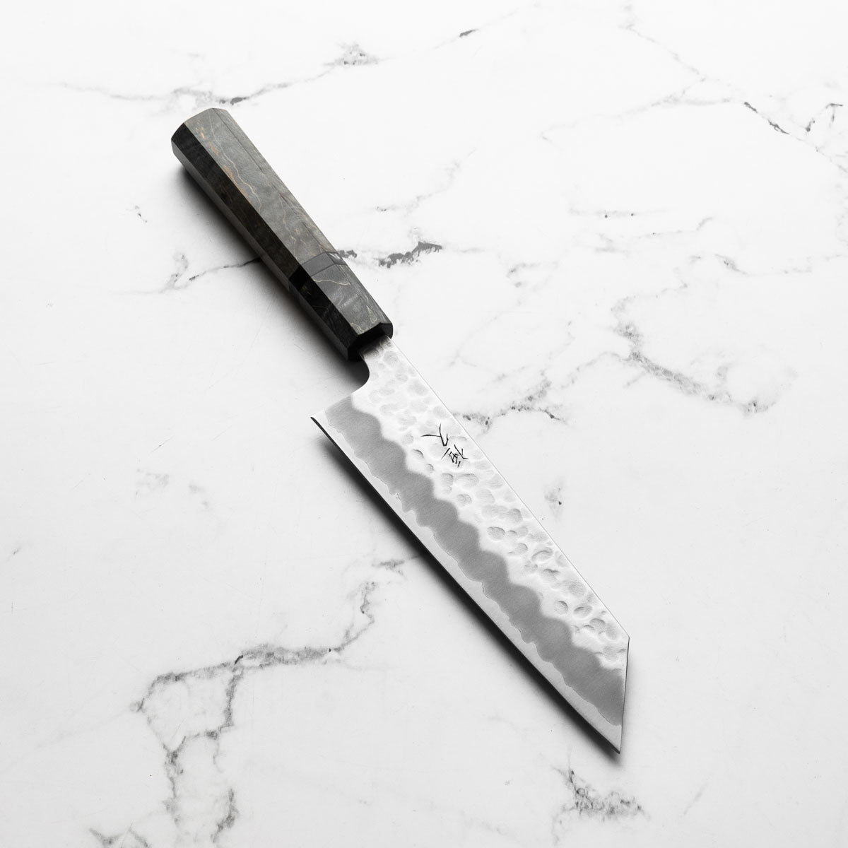 Tsunehisa White 2 Stainless Clad Tsuchime Bunka 165mm - Dark Maple