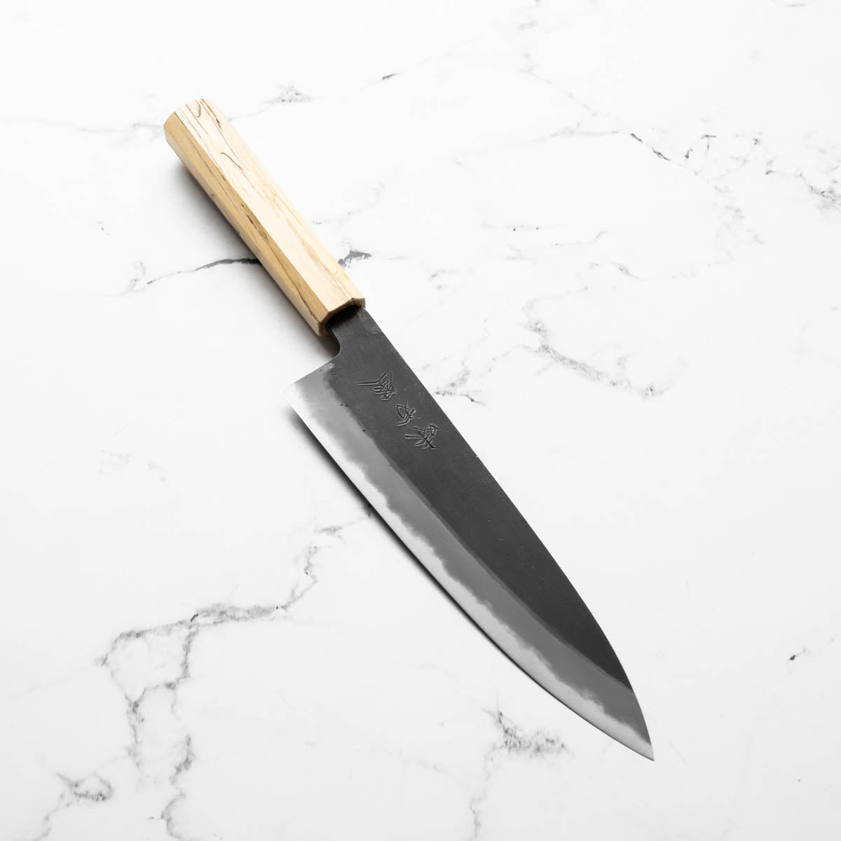 Mutsumi Hinoura Ajikataya White 2 Gyuto 210mm - Spalted Maple
