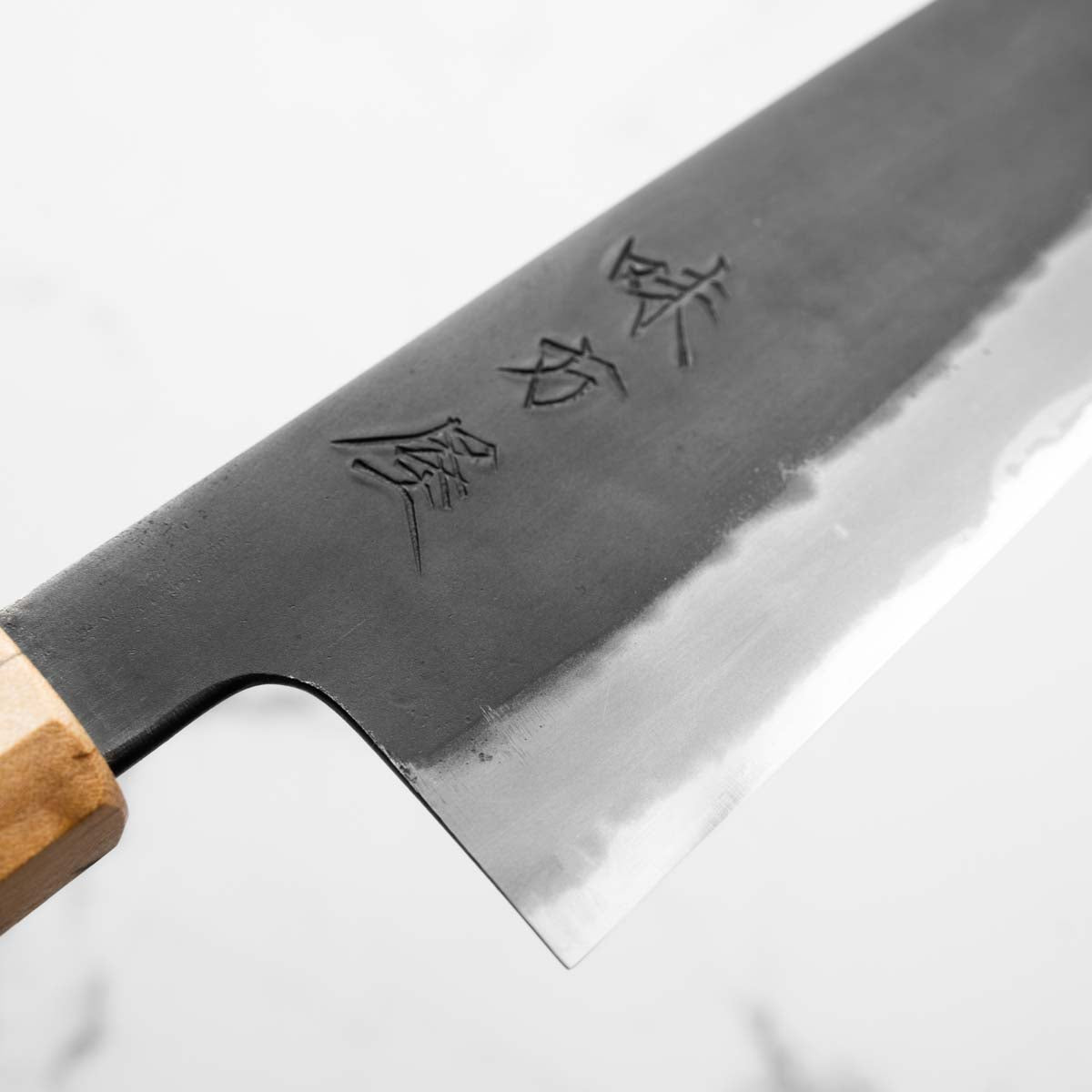 Mutsumi Hinoura Ajikataya White 2 Santoku 165mm - Spalted Maple