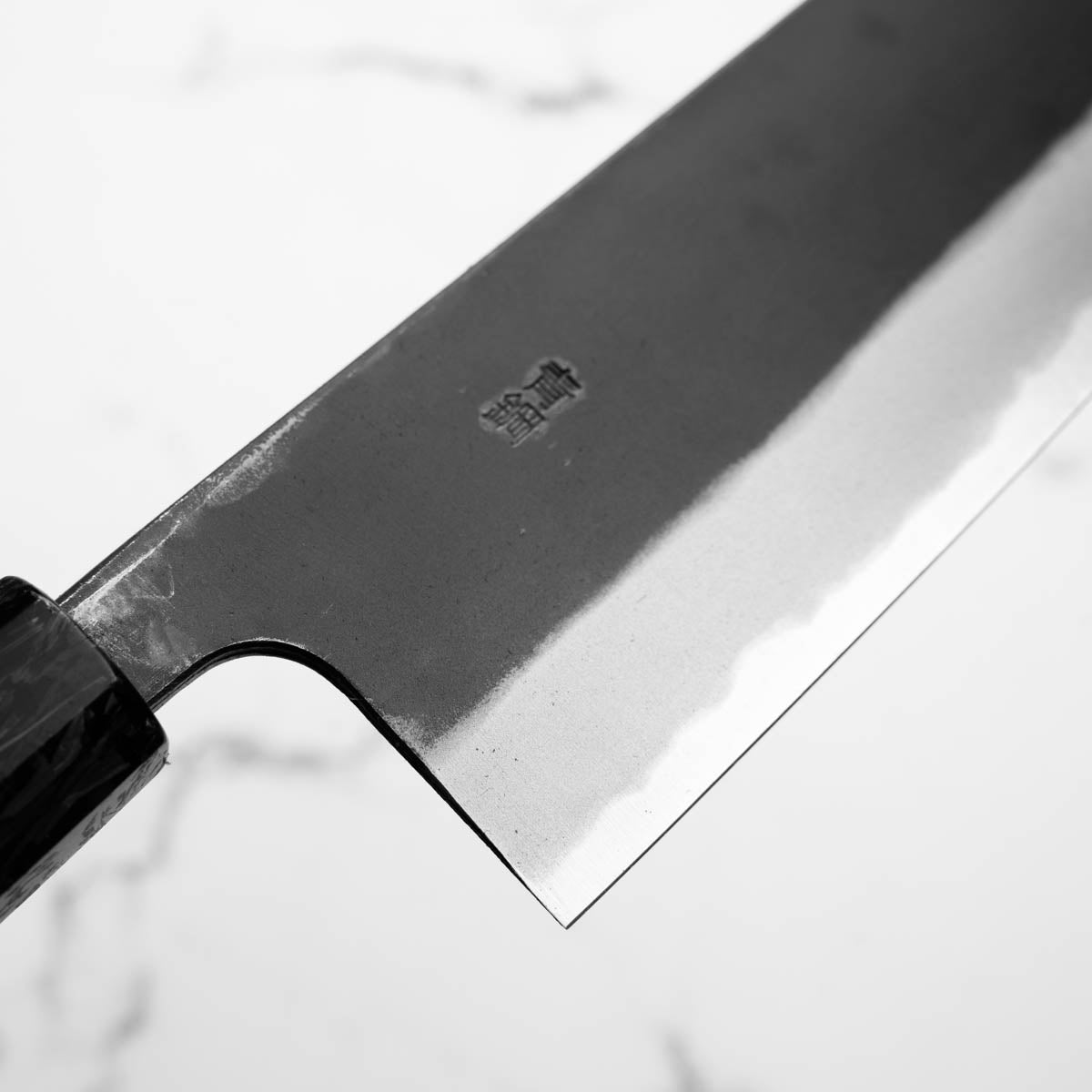 Nao Yamamoto Blue 2 Kurouchi Nakiri - Dark Carbon Fibre