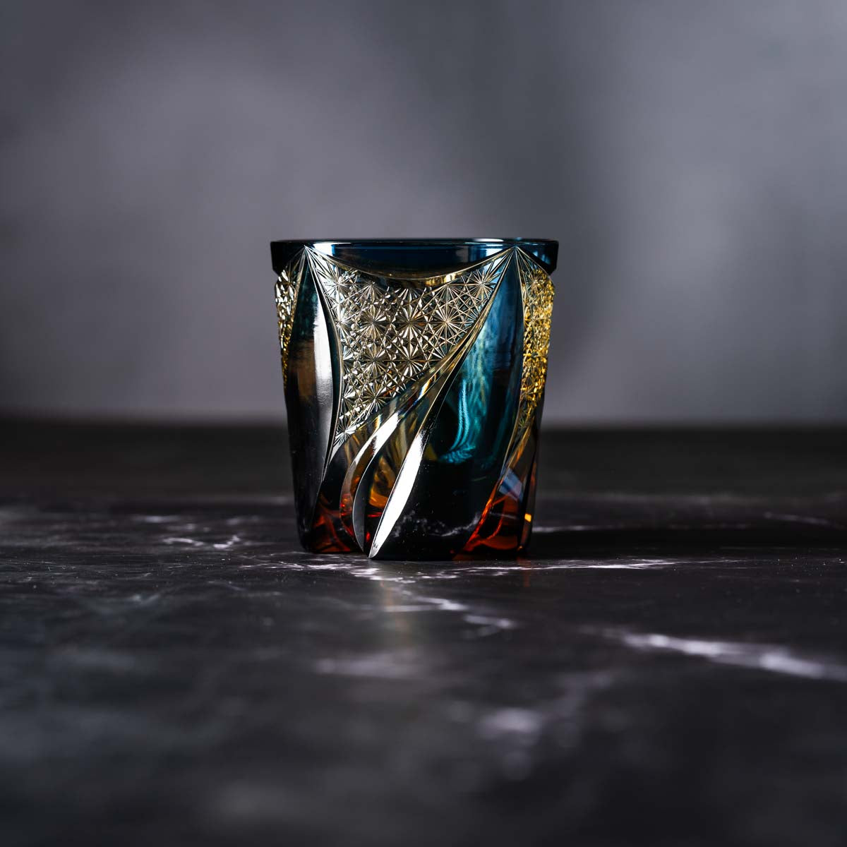 Nemoto Glass Crafts Rock Glass Harp Blue