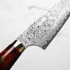 Nigara Hamono "Anmon" SG2 Damascus Petty 150mm - Western Karin Handle