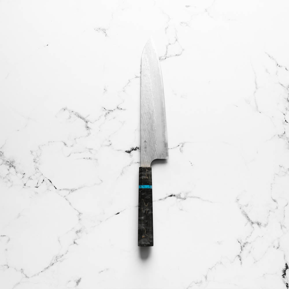 Nigara Hamono VGXEOS Gyuto 240mm - Maple Turquoise