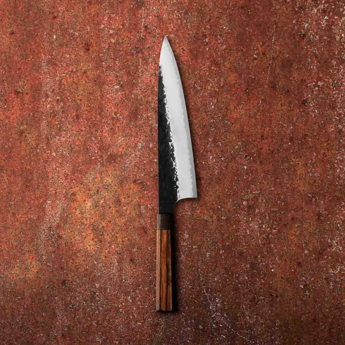 Seido Ginsan Kurouchi Tsuchime Gyuto 210mm