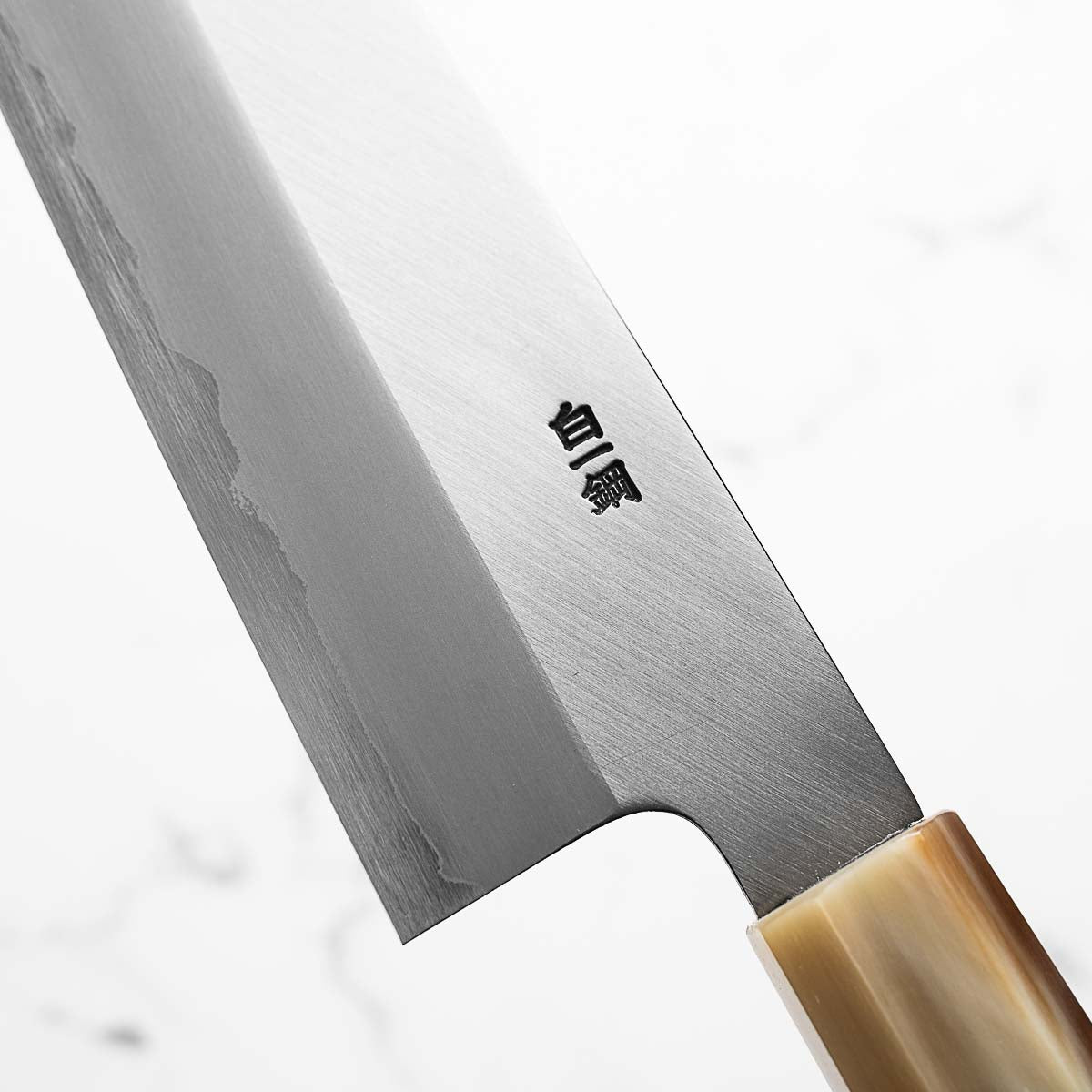 Togashi x Sakai Kikumori White 1 Stainless Clad Gyuto 240mm