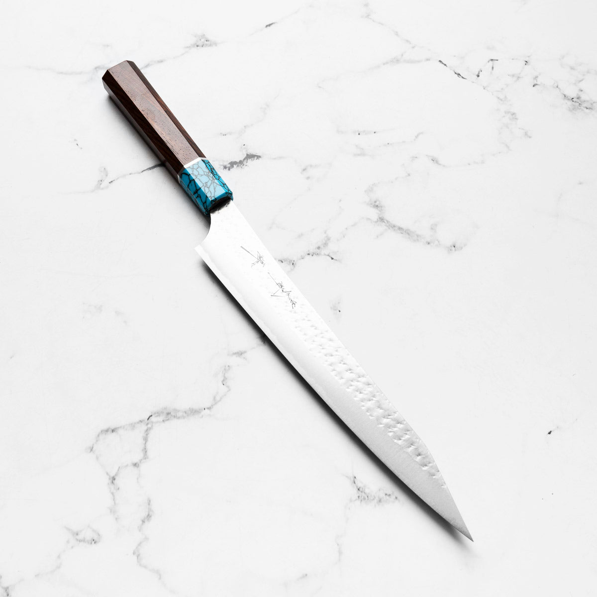 Yu Kurosaki AS Kokusen Ei Sujihiki 240mm - Turquoise