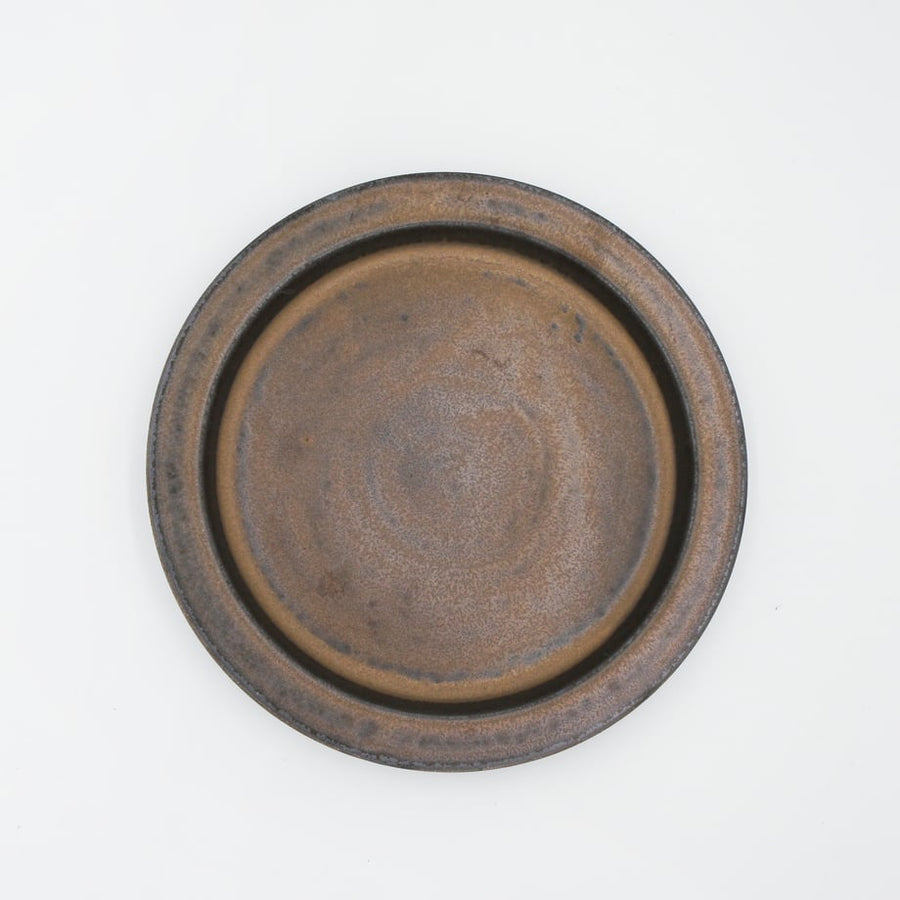 Ancient Pottery Large Plate - Brass - detail view